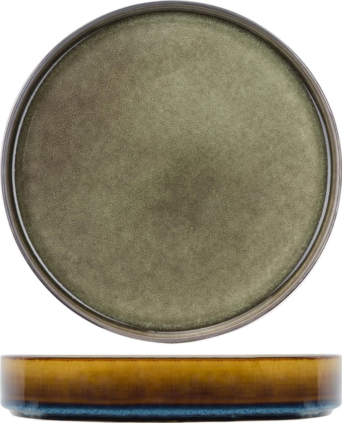 Cosy&Trendy Quintana Green Diep Bord - Ø 23 cm