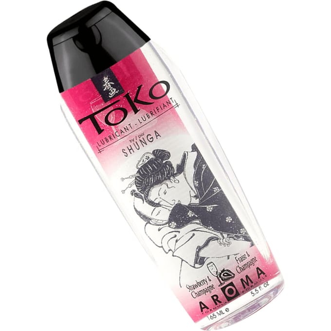 Shunga - Toko Glijmiddel - Strawberry Sparkling Wine - 165 ml