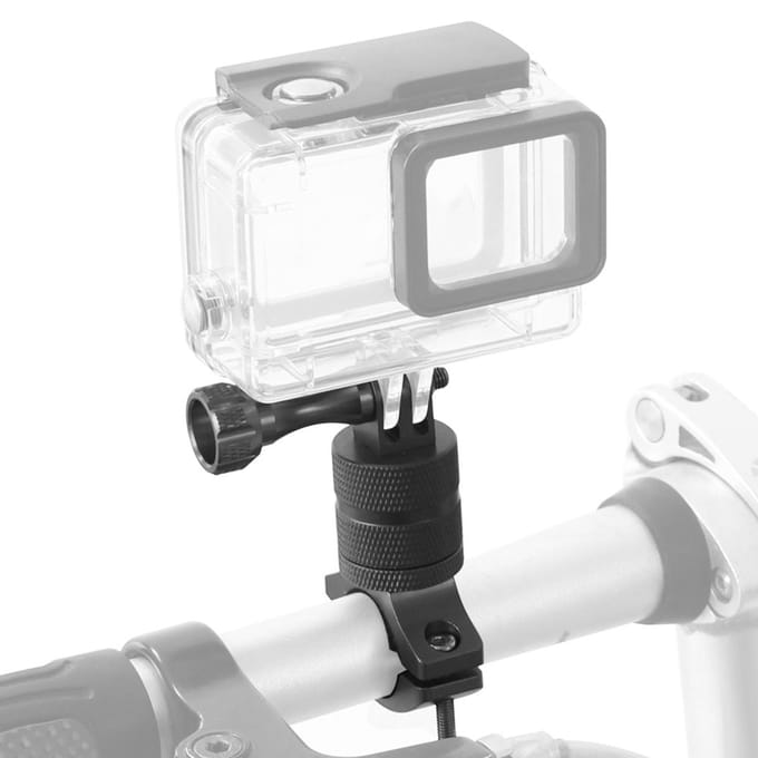Fiets Camera Stuurbevestiging voor DJI Hero Aluminiumlegering Fiets Camera Bevestigingsbeugel Klem Zwart black