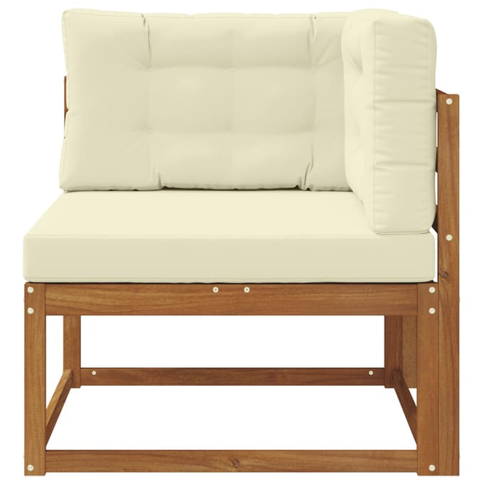 vidaXL - Outdoor - Hoekbank - Naturel