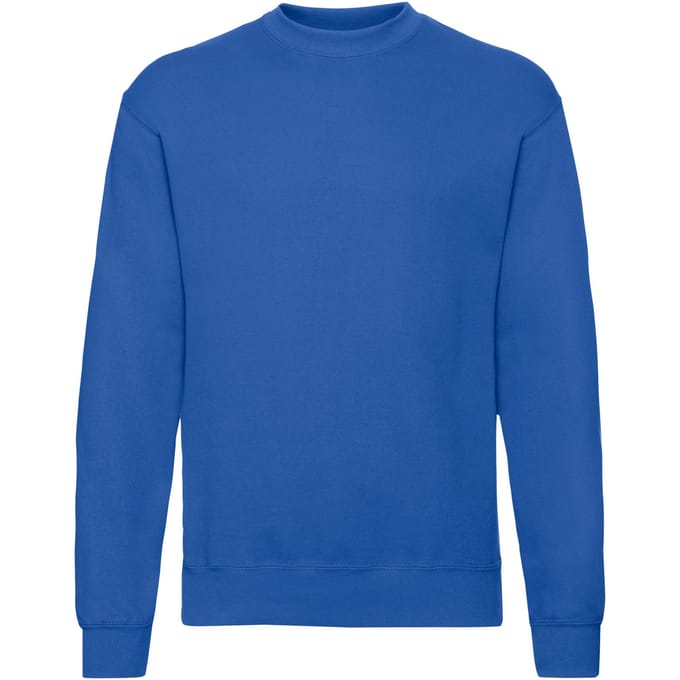 Fruit Of The Loom Heren Klassieke Drop Schouder Sweatshirt (Koningsblauw)