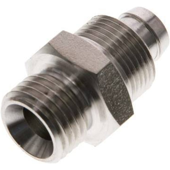 10x8 & G1/4'' RVS 1.4571 Rechte Opsteekkoppeling Buitendraad