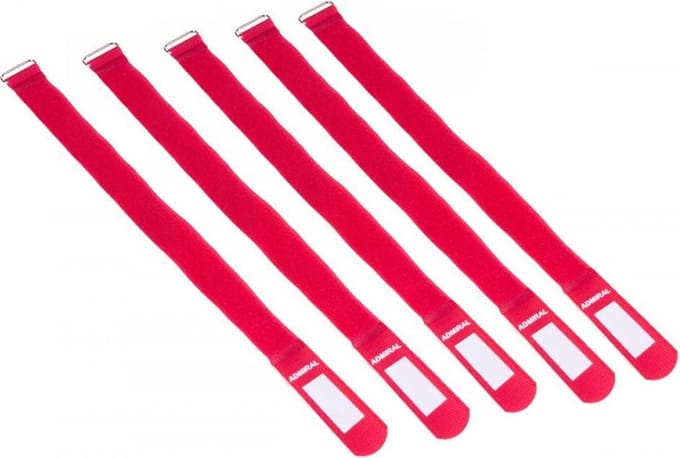 Admiral cable wrap 380 5 per set rood