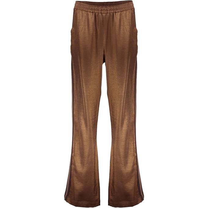 Geisha Pants Tape Bronze Größe: L | Ausgestellte Hosen Outlet | Damen | Braun