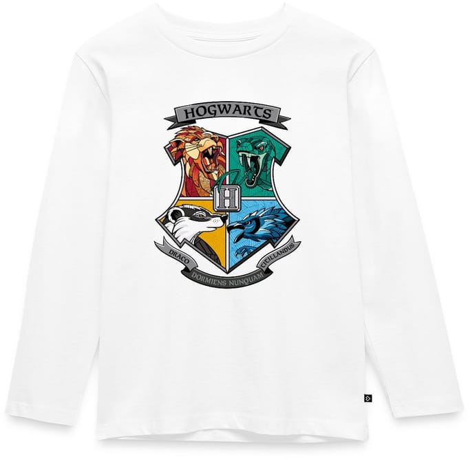 Harry Potter Hogwarts Logo Premium T-Shirt Kinderen