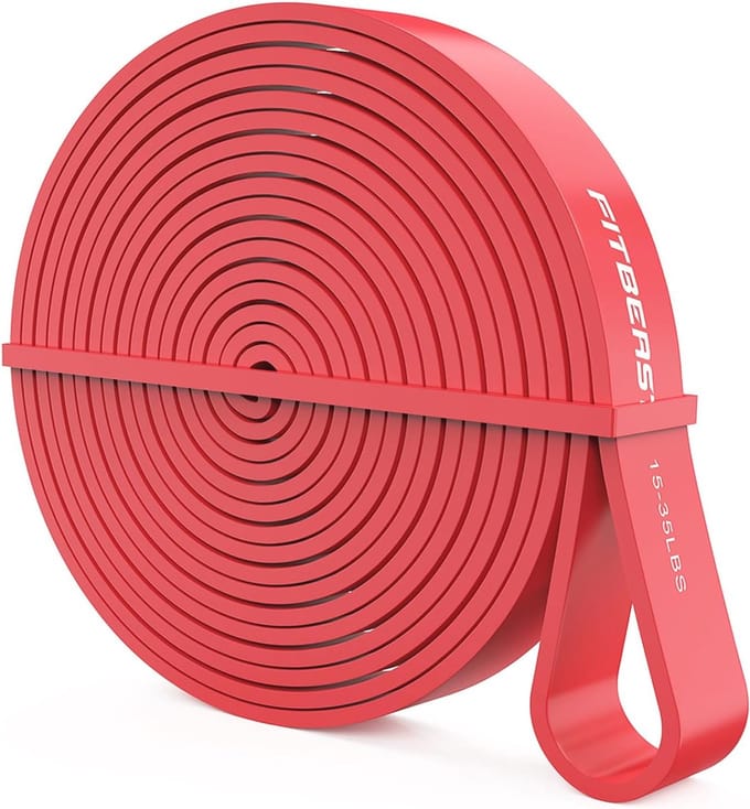 Pull Up Assist Bands Set met Weerstandsbanden voor Krachttraining en Mobiliteit - 5 Niveaus