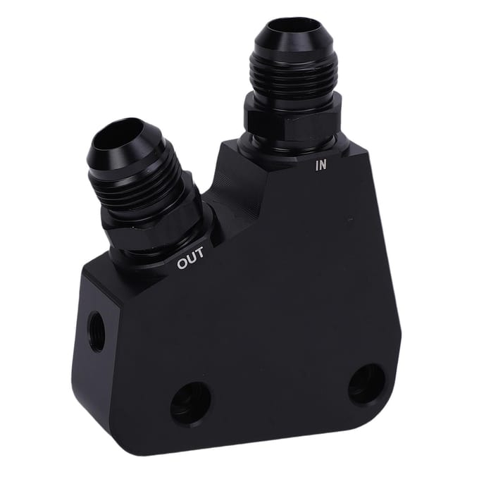 Motoroliekoeler Adapter Kit AN Schroefdraad Poort Aluminiumlegering Vervanging voor LS LS1 LS2 LS3 LS6 LS7 LS9 Motoren