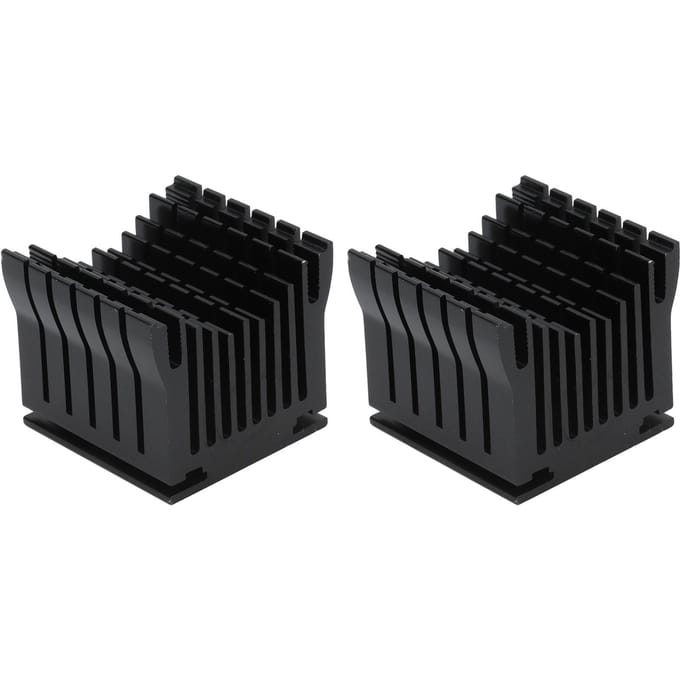 2 Stuks Aluminium Koellichaam Koeler 3D Printer Moederbord South North Bridge Chipset Enkele KoelingBlauw
