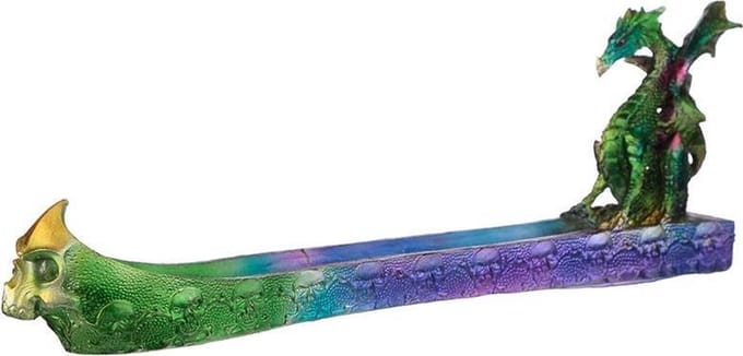Regenboog Draak Metallic Wierookhouder