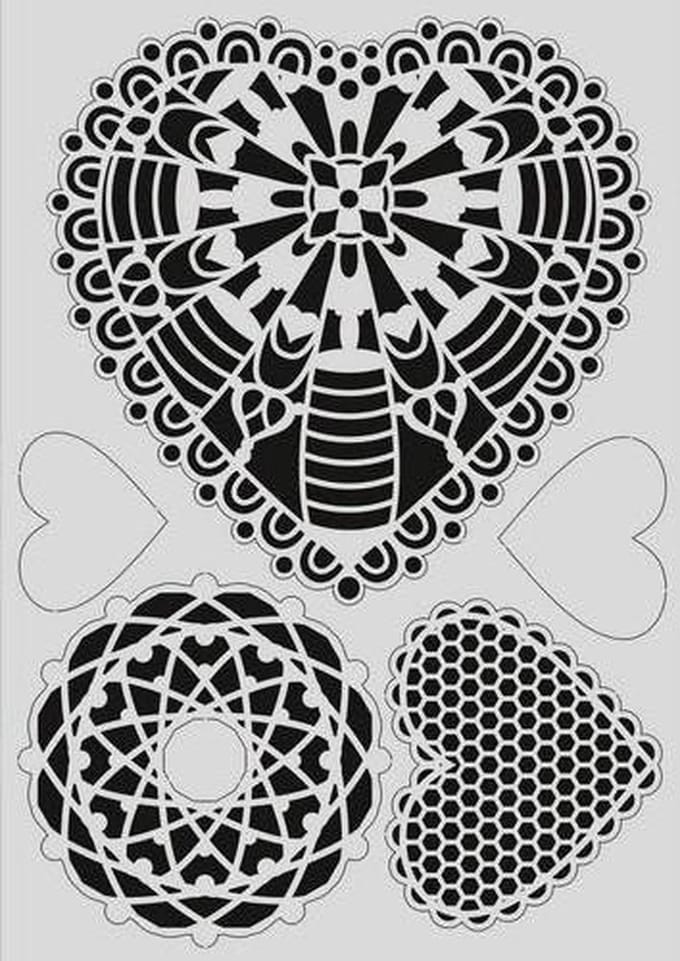 Pronty Mask stencil - Gel hart 470.803.038   A4