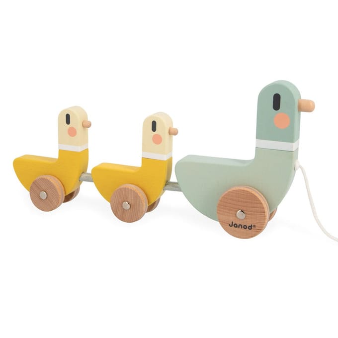 Janod - Sweet Cocoon - Houten trekfiguur - Eenden