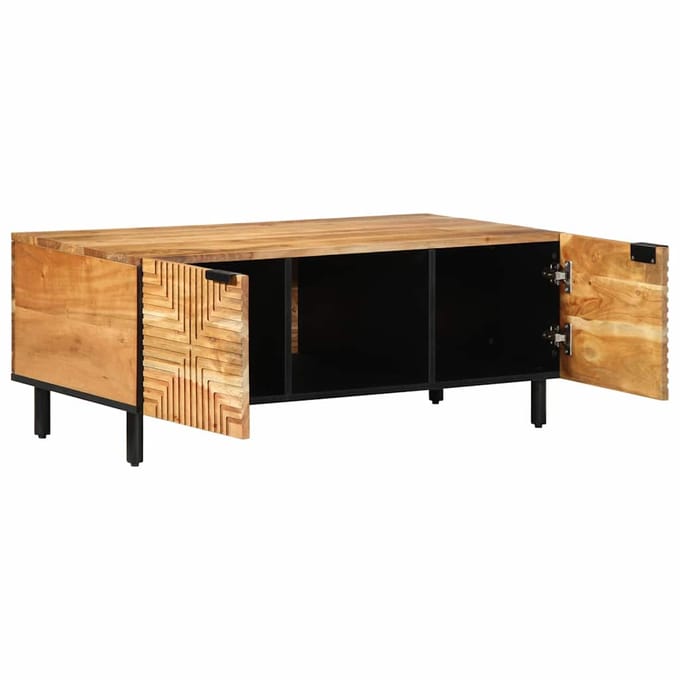 vidaXL - Salontafel - Brown - 100 - x - 54 - x - 40 - cm - Massief - Acacia - Hout