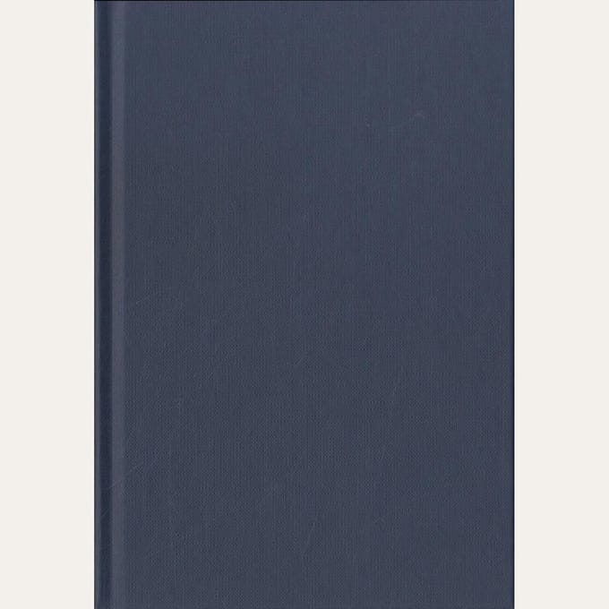 Blanco boek A5 Blauw