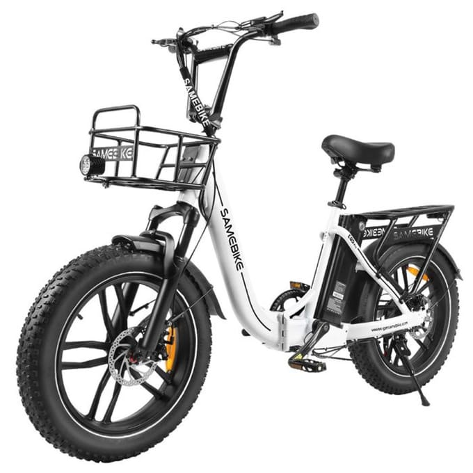 Elektrische Fiets - SAMEBIKE - C05 Pro - Motor 500 W - Batterij 36 V 13 Ah - Actieradius 70 km wit