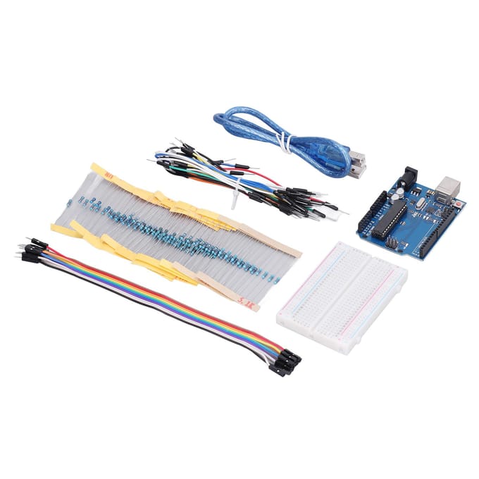 Basis Starter Kit PCB Metaal Beginners Elektronische Componenten met Gratis PDF Tutorial Compatibel voor R3