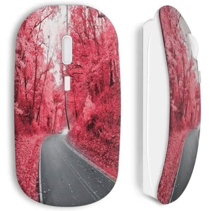 Road Red Forest draadloze muis