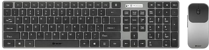 Tracer Set RF Nano - Toetsenbord and Muis set - Keyboard and mouse set - Grijs