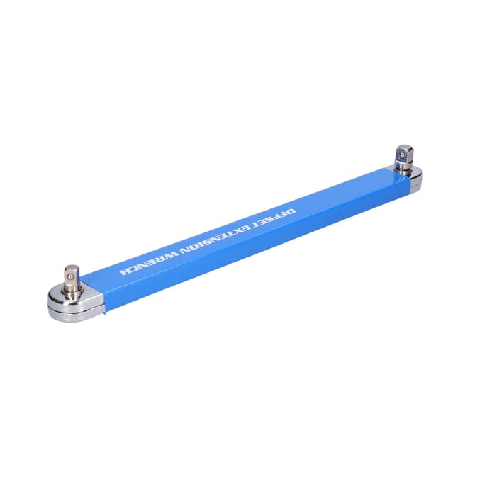 Verlengsleutelset Hoog koolstofstaal Offset Ratelsleutel Verlengstuk met Adapters Dopsleutel blue