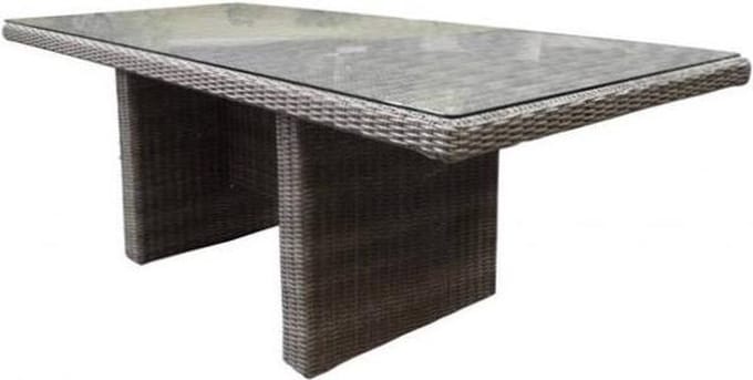 Menorca dining tuintafel 220x100xH75 cm  grijs