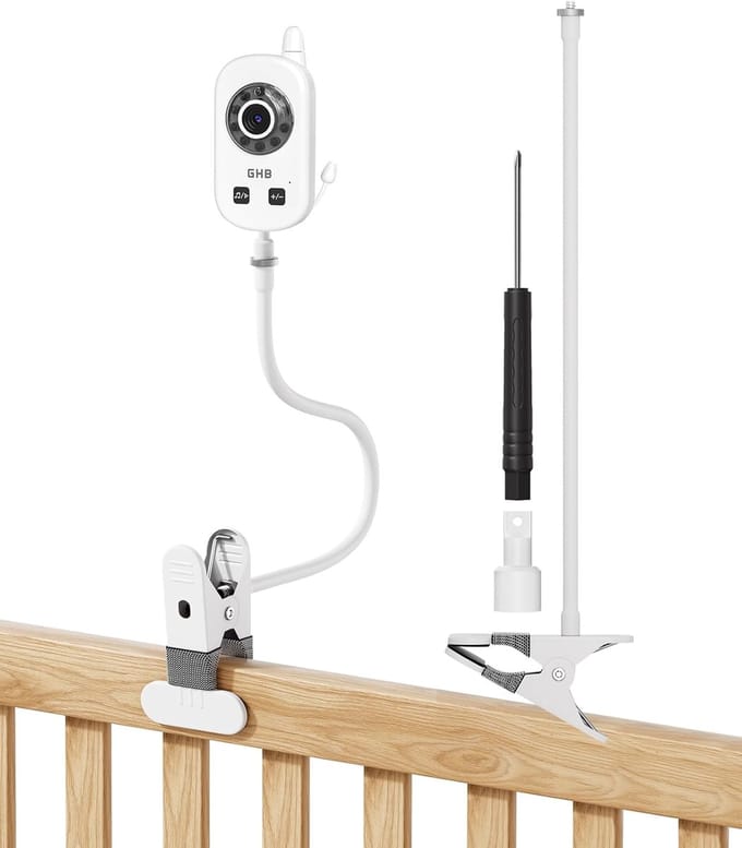 Camera Bevestiging - Flexibele Houder - Babykamer Beveiligen - Universele Clip - 5 Inch Geschikt