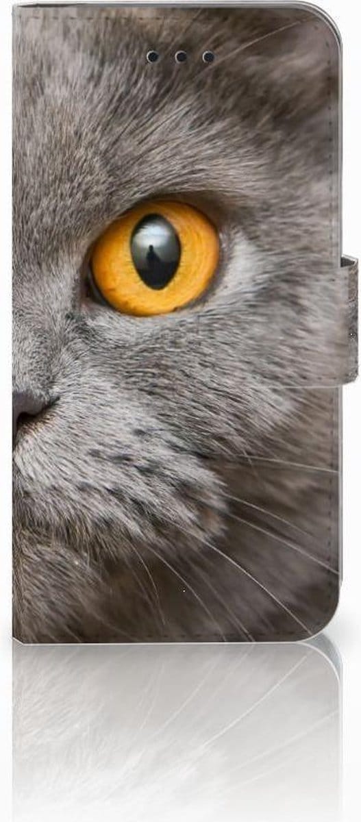 Telefoonhoesje met Pasjes Apple iPhone X | Xs Britse Korthaar