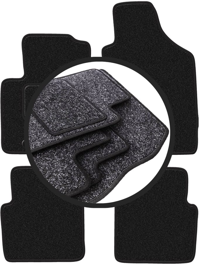 ANTHRA automatten voor: Fiat 500 cabrio, hatchback (2007-2013)