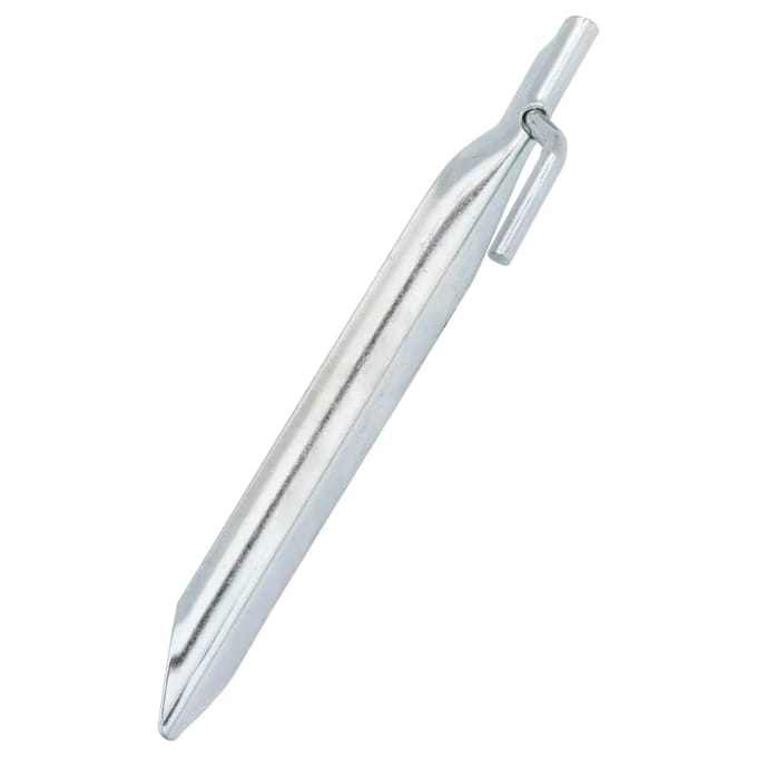 vidaXL - Tentharingen - 24 - st - V-vormig - Ø20 - mm - 17 - cm - gegalvaniseerd - staal