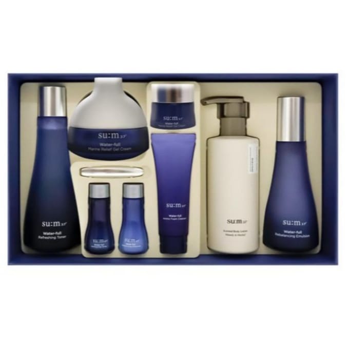 ZO:M37 Water Full Special 3-delige Set 8 Items Hydraterend Korea Schoonheid gray