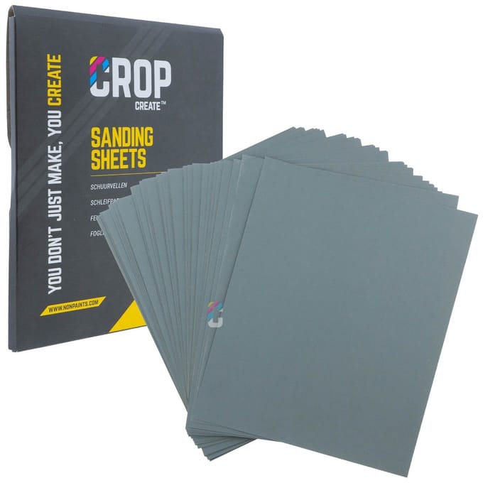 CROP Waterproof Schuurpapier korrel 3000 - 230x280mm - 50 stuks