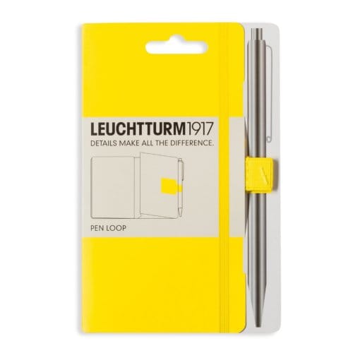 Pen loop zelfklevende pennenlus, kleur lemon geel