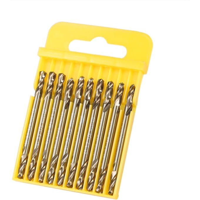 10 stuks 1/8  Kobalt HSS Dubbelzijdige Boorbiten Set Elektrisch Gereedschap voor Boren