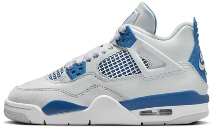 Air Jordan 4 Retro - Unisex - Military Blauw - Maat EU 35.5