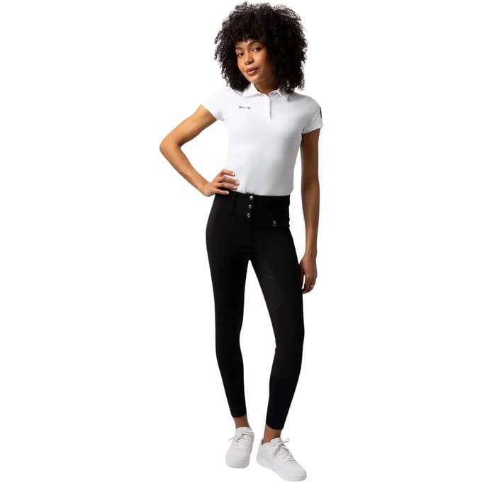 Horze Leonie dames fullseat rijbroek , Black, 32