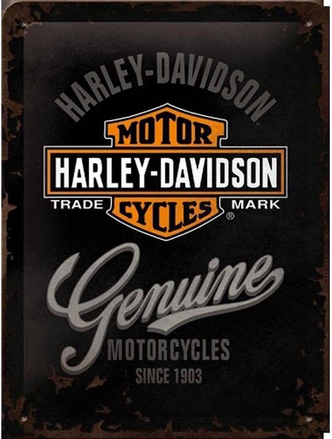 Nostalgic Art Tin Sign Harley-Davidson (15 X 20 Cm)