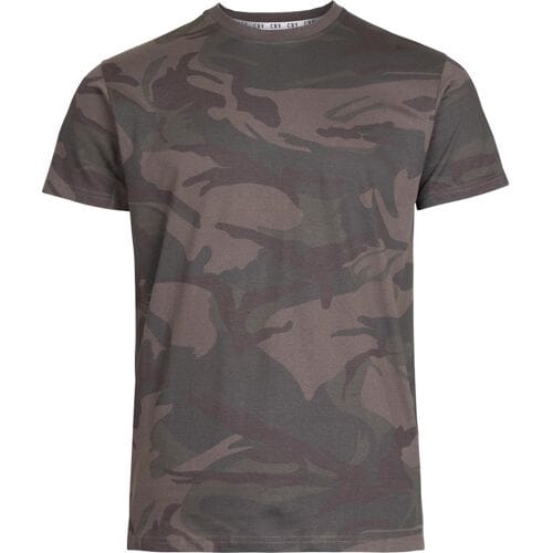 Camouflage t-shirt (180 g/m2) groen maat XXL