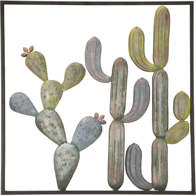 Wanddecoratie Mauro Ferretti Cactus-frame C