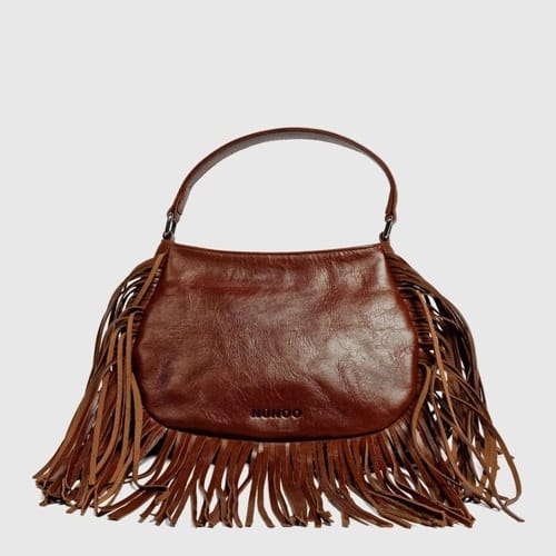 Handtas Nunoo Bolsos Mujer Modèle Betty Fringe River