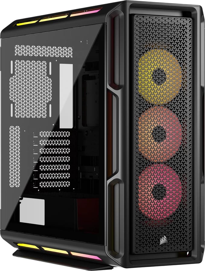 Corsair iCUE LINK 5000T LX RGB Black - Case - Miditower - Zwart
