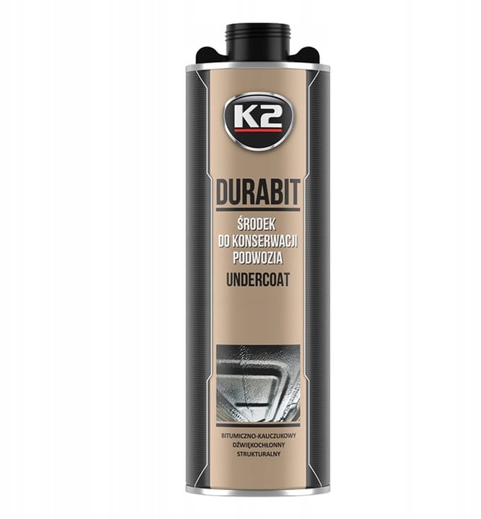 K2 Durabit L325 - Onderhoudsproduct - Bitumen-rubber Basis - Anticorrosieve Bescherming - 1L