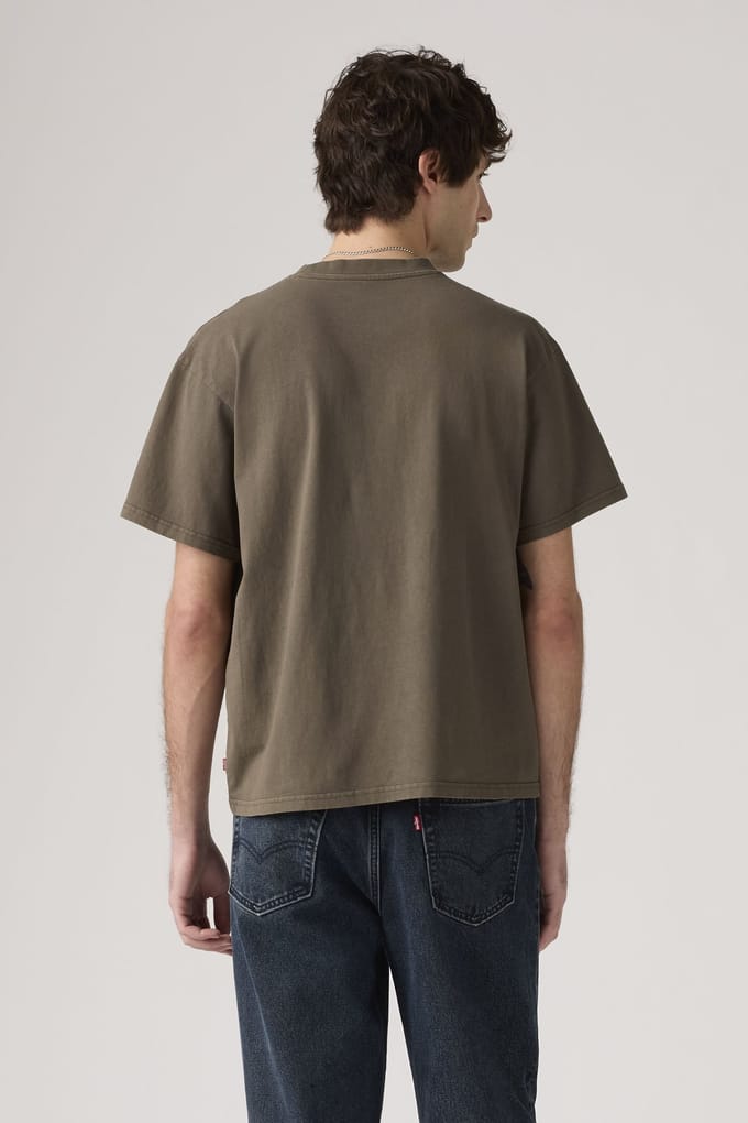 Levi's Cropped Tee Brown Taglia: L | Magliette basic Outlet | Uomo | Marrone