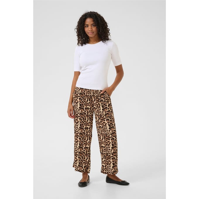 Kaffe KAdacia Amber Pants Printed Dames Broek - Maat 36