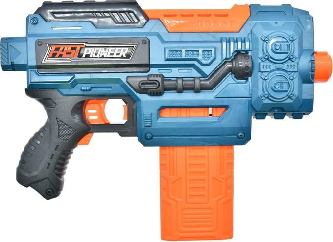 Fast Pioneer Speelgoedpistool - Elektrisch met 24 schuimkogels - 8+ jaar