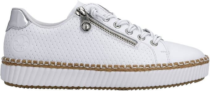 Lage sneakers van schapenleer