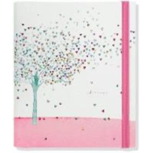 Peter Pauper Addressbook Large - Trea of Hearts - met elastieksluiting - 16x21 cm
