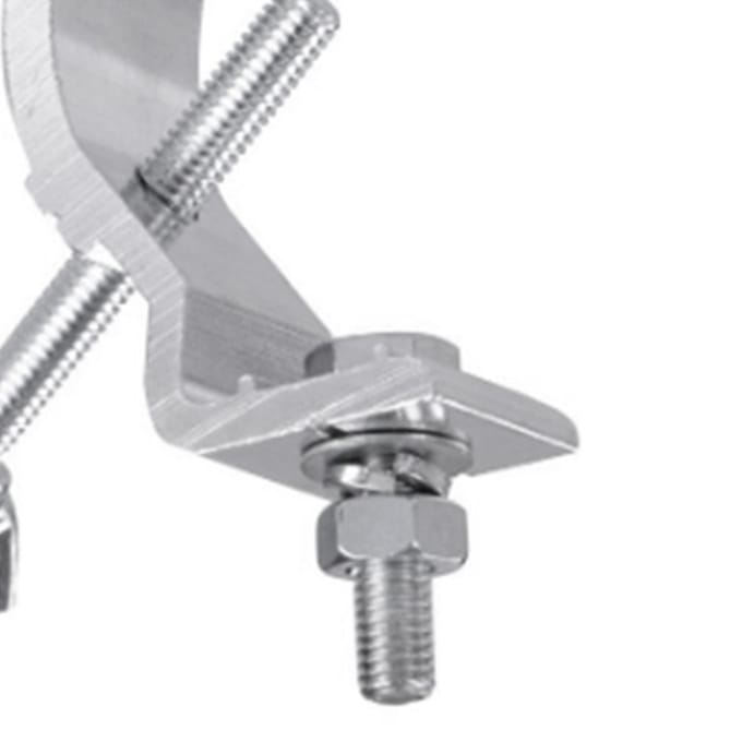 Podiumlichtklem Heavy Duty Anti-slip Gegoten Aluminium Podiumlamp Haakset voor Spotlight Moving white