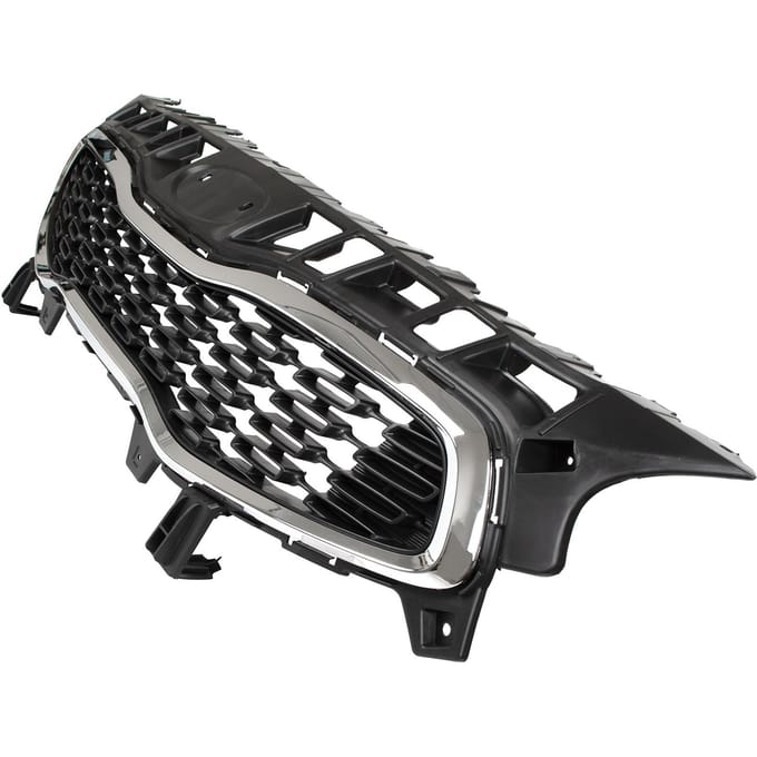 M MODECAR - Kia Ceed II FL Grill - 2015-2018 - Zwart en Chroom - Vervangingsonderdeel
