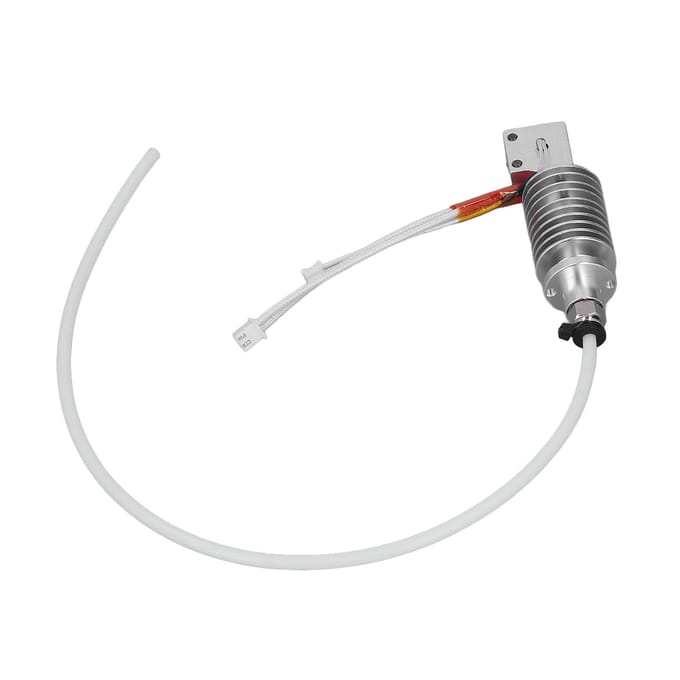 3D Printer Hotend 0.4mm Messing Nozzle Gelijkmatige Verwarming Soepele Output Printer Printkop voor Vyper 24V white