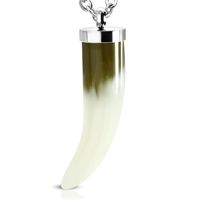 Amanto Ketting Gere S - 316L Staal - Tand - 35x25mm - 60cm