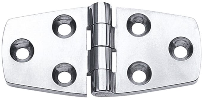 Scharnier rvs 105x38mm