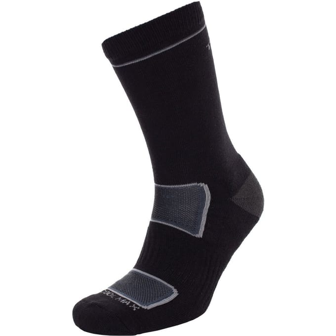 Trespass Heren Rizzle Eco Sokken (Zwart)